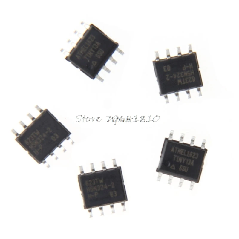 5 шт. для ATMEL ATTINY13 ATTINY13A TINY13A MCU AVR 1 K FLASH 20 МГц 8 8SOIC Прямая поставка | Электронные