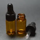 Флакон-капельница из янтарного стекла, 3 мл, 5 шт.