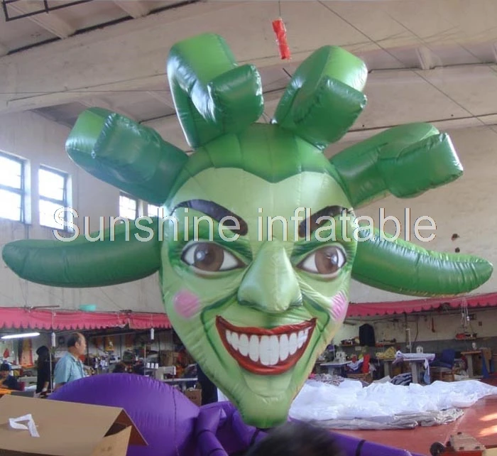 Гигантское Надувное украшение для Хэллоуина 3 м|halloween mask|clown halloween maskshead |