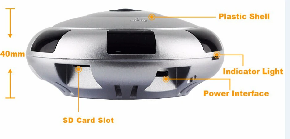 2017 HD 960 P 3D VR WI FI IP Камера обзора 360 градусов Ночное видение мини Беспроводной