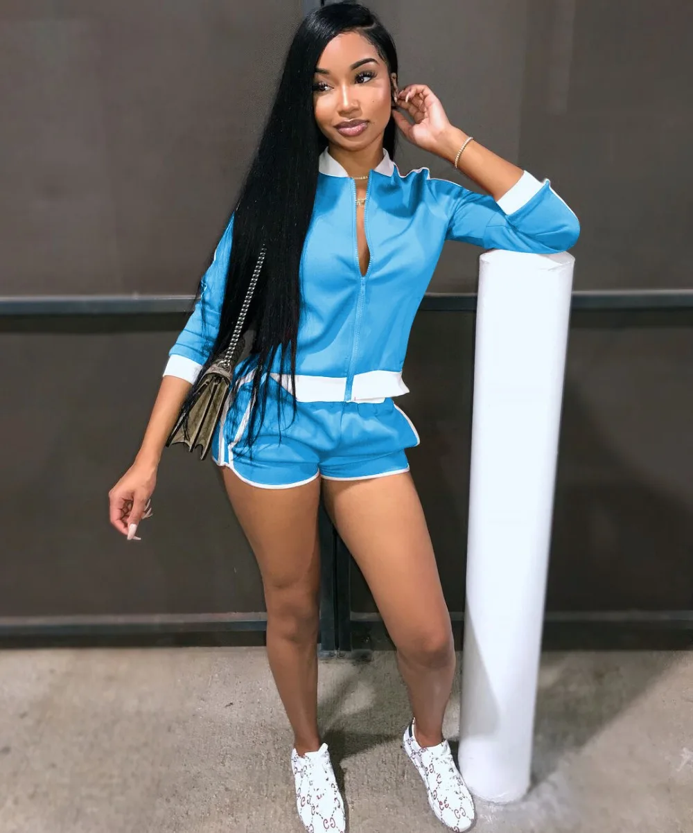

Fashion Female Women Suits Hot Women Tops With Shorts Women Set
