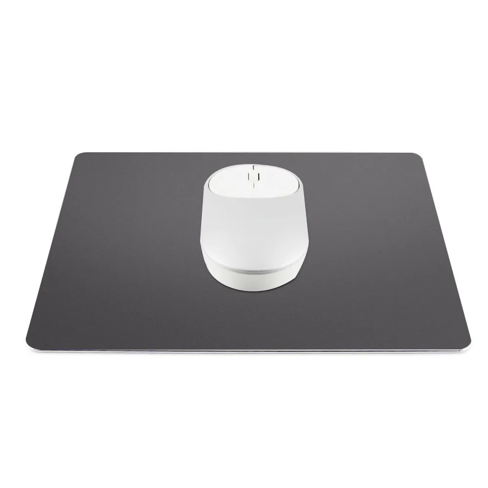 CHYI игровой коврик для мыши из алюминиевого сплава, металлический водонепроницаемый коврик для мыши маленького размера, компьютерные игровые аксессуары, коврик для офиса, домашнего использования