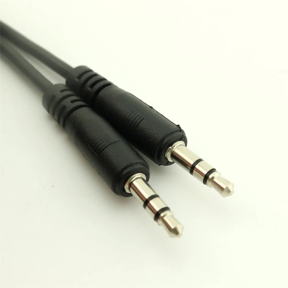 10 шт. поли плоский аудиокабель 2 м для MP3/iPod/SAT радио 2RCA штекер 3 5 мм гнездо + мм|cable