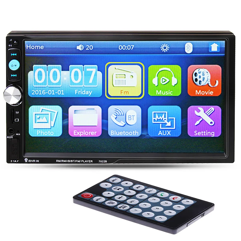 7 ''hd-навигатор для автомобиля плеер 2 Din сенсорный экран Bluetooth стерео радио