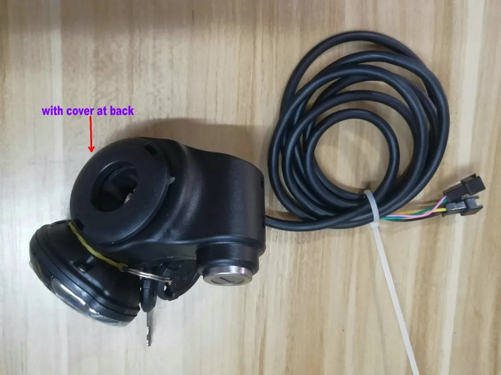 Спидометр ЖК-дисплей+ замок 24v36v48v60v вольтметр с дроссельной заслонки/без электрического скутера велосипед MTB трехколесный велосипед diy часть