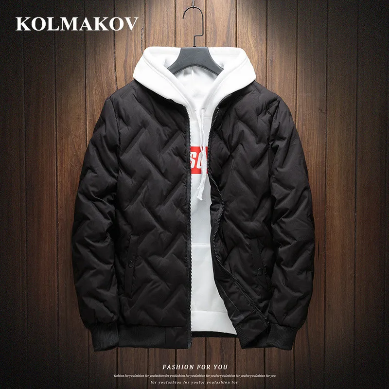

Парка мужская короткая из M-3XL хлопка, Зимняя