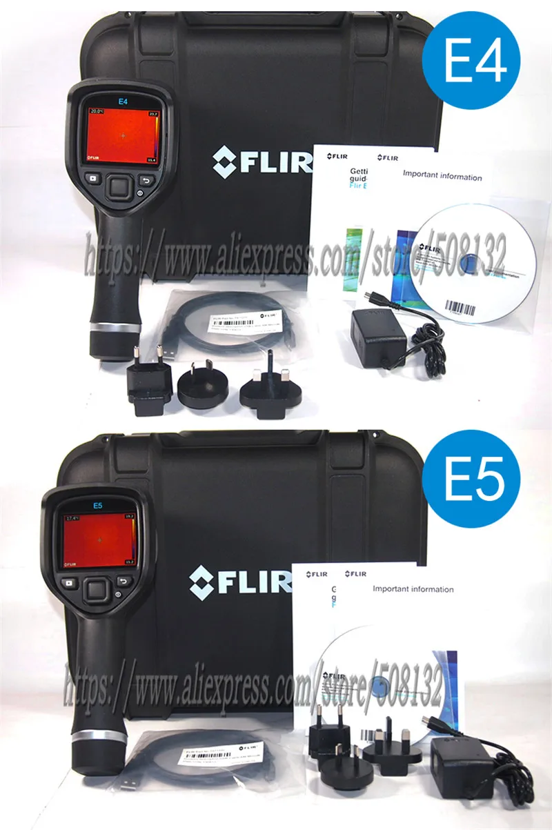 Инфракрасная тепловизионная камера FLIR E4 с технологией MSX Термографическая Wi Fi!!