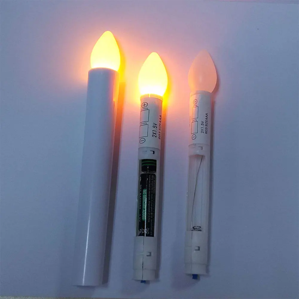Светодиодные свечи Glim Shimmer для свадебных торжеств Прямая поставка 2019 | Дом и сад