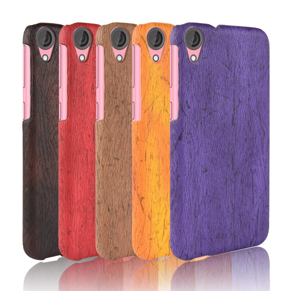 New Arrival Wooden Grain Case For HTC Desire 820 Mobile Phone Back Cover Capa PU Leather Cases Coque Fundas |