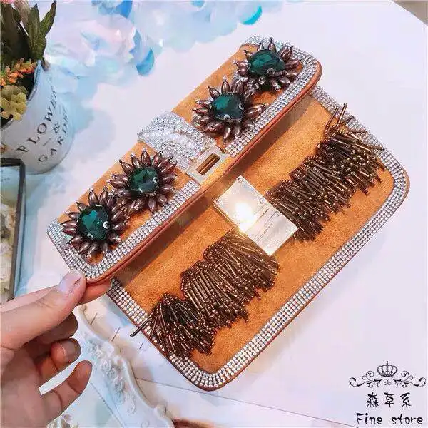 2019 Европейская станция Мода ретро Baitao пересечение квадратной Сумки