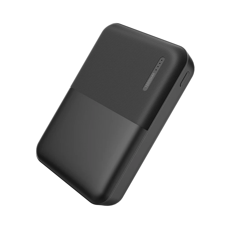 Black 10000mah A.S 10000 мАч mi ni power Bank, Внешнее зарядное устройство, портативное зарядное устройство, два USB power bank для iPhone Xiaomi mi, huawei power bank - Цвет: Black 10000mah