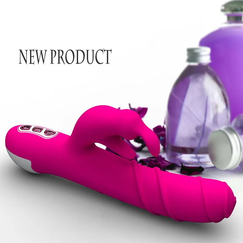 Силиконовый вибратор с поворотом на 360 градусов мощный вибрирующий большой