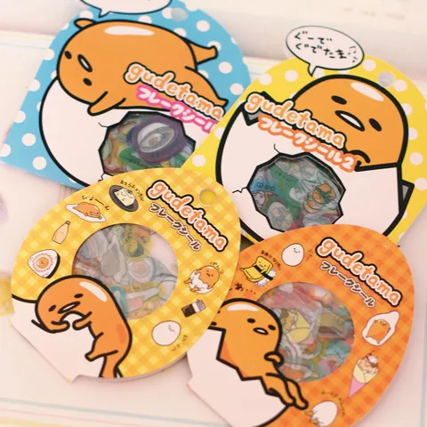 Япония 60 шт./упак. с изображением ленивого яйца уплотнения наклейки дневник