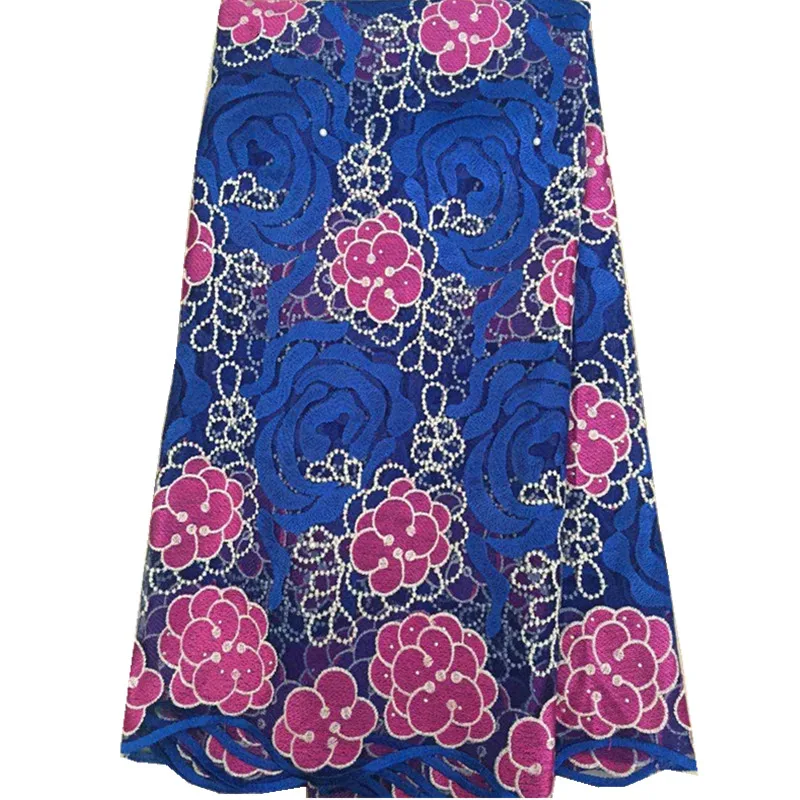 Французский Кружево Ткань с бисером. высокое качество гипюра Тюль для свадебное