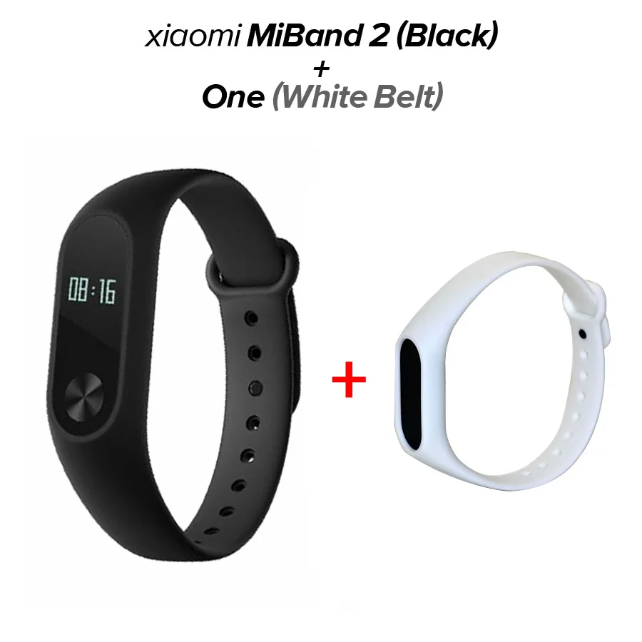 Xiaomi mi Band 2 mi band 2 фитнес-трекер монитор сердечного ритма OLED дисплей тачпад Bluetooth 4,0 для Android IOS - Цвет: -add 1white