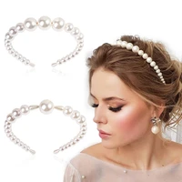 korea boutique hairband fashion pearl elegant headband women lady hair head hoop bands accessories for girls hairbands headdress