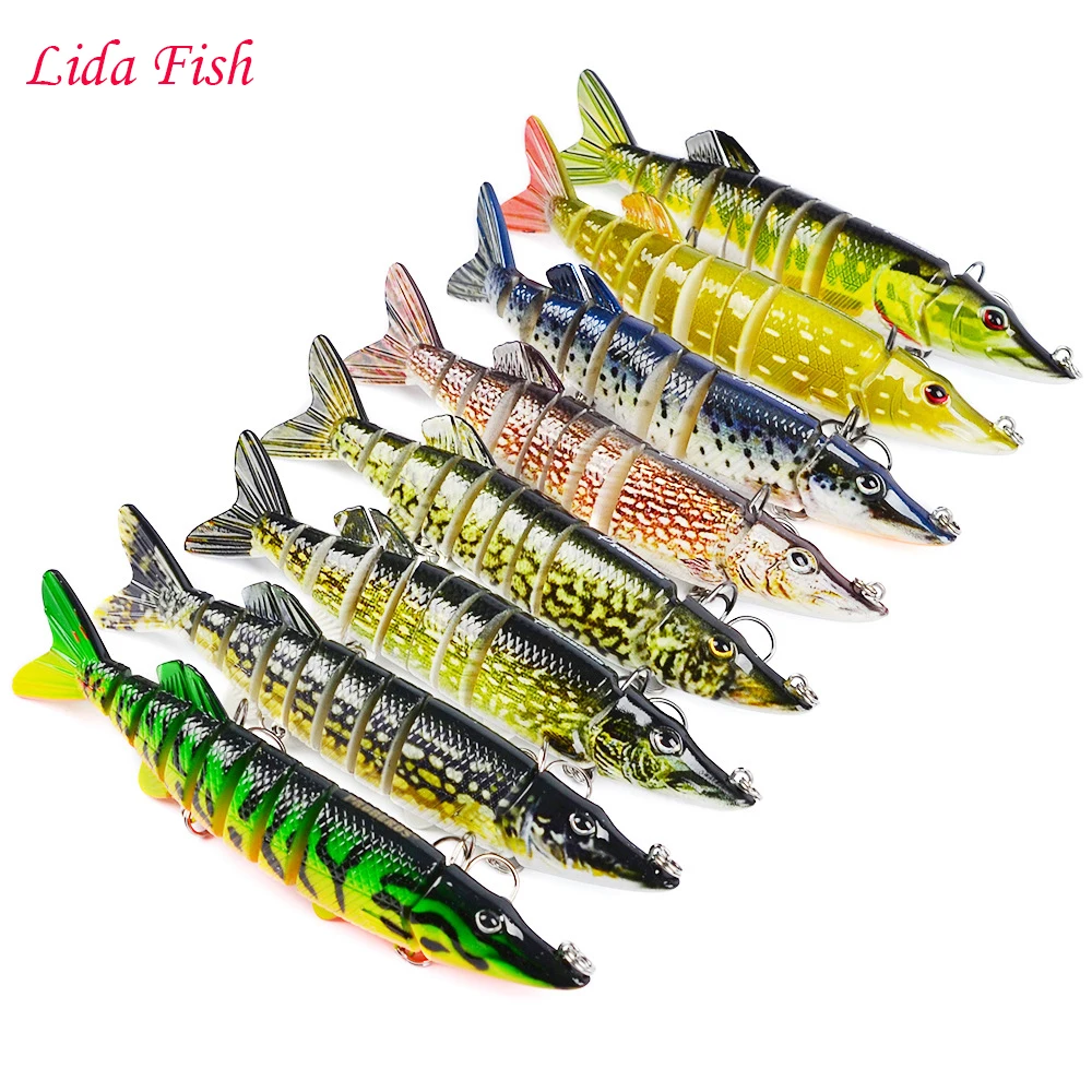 Профессиональная дорожная приманка beros фирменная многосекционная 12 см20 г