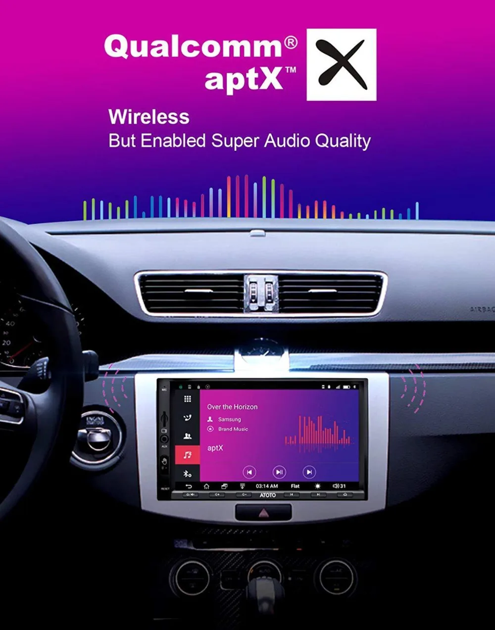 ATOTO A6 2 Din Android автомобильный gps стерео плеер/2x Bluetooth/A6Y2721PRB-G/управление жестами рук/Indash Мультимедиа Радио/WiFi USB