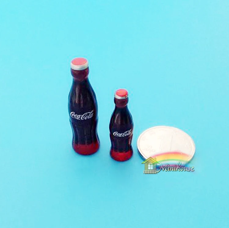 Аксессуары для мини кукольного домика кокс 2 бутылки модель жизни|accessories dolls
