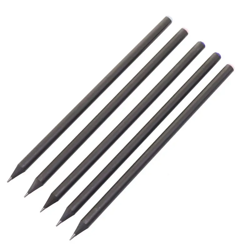 Black pencil 5 pcs 5 шт./лот, карандаш Hb, Алмазный цветной карандаш, канцелярские товары, товары для рисования, милые карандаши для школы, липы, офиса, школы, милые - Цвет: Black pencil 5 pcs