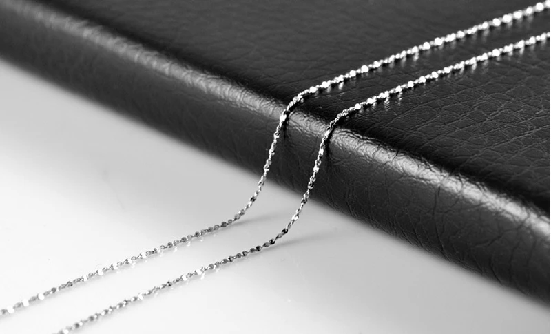 Оптовая продажа подлинное серебро 925 Рождественский подарок 45 см 18 &quotЭлегантное