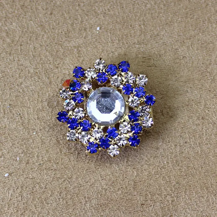 20 шт. 25 мм модные пуговицы стразы набор золота самодельные Украшения для мебели