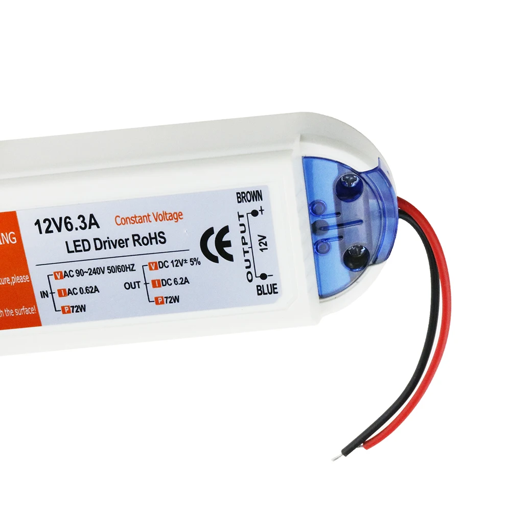 1 шт. светодиодный драйвер для освещения 12 В 240 А 72 Вт|transformer current|transformer lighttransformer led