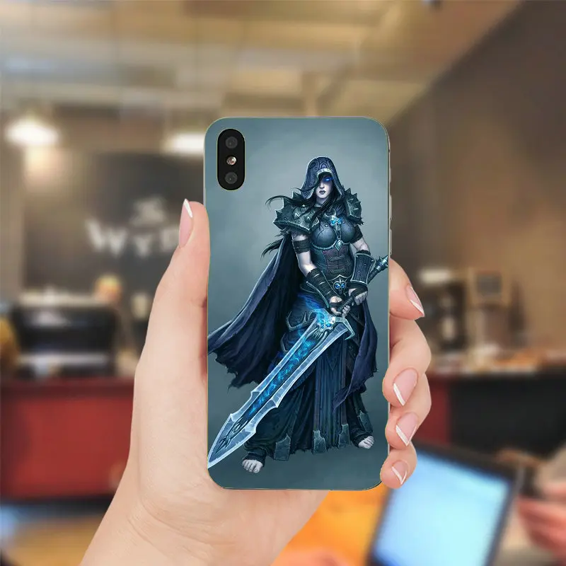 Мир Warcrafts Lich King бури Мобильные аксессуары чехол для iPhone 8 7 6 S Plus X XR XS Макс 5 5S SE 5C 4S 4