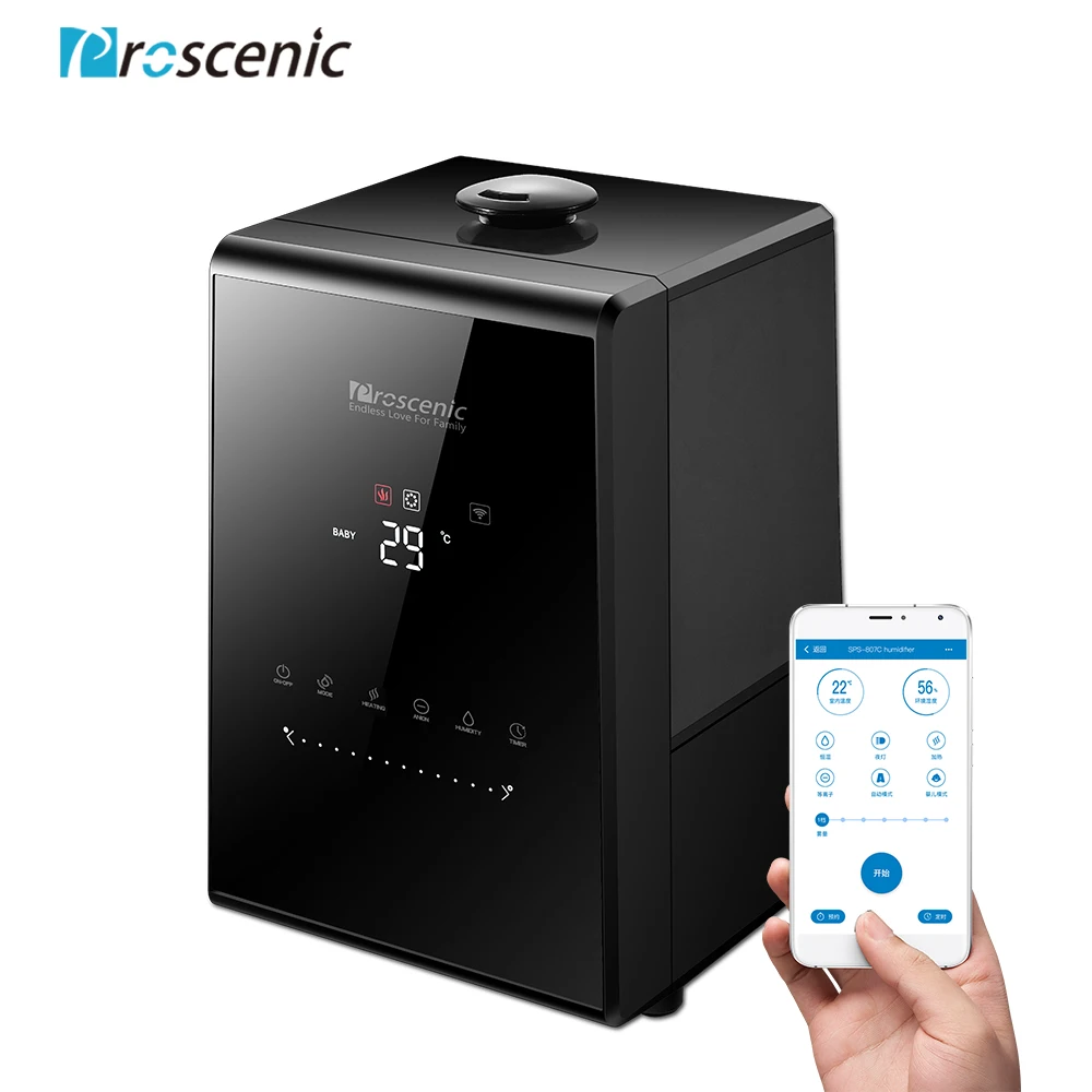 Proscenic 807C ультразвуковой увлажнитель воздуха 5.5L испаритель теплый и холодный
