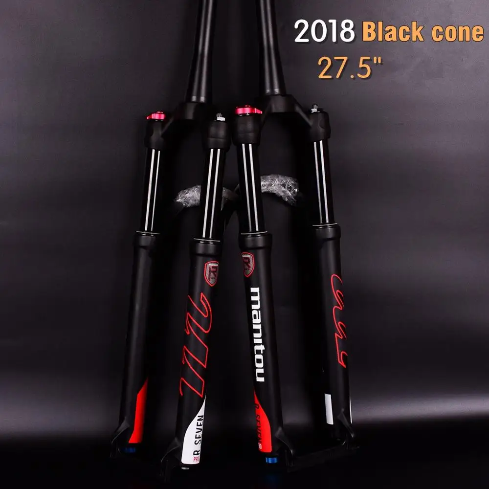 Велосипедная вилка Manitou R7 PRO, 26, 27,5 дюймов, для горного велосипеда MTB, воздушная вилка, матовая черная подвеска, pk Machete COMP, Marvel,, 1560 г