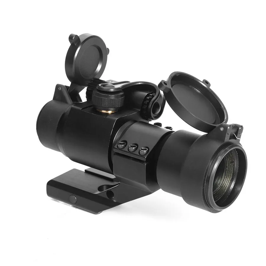 M2 M2 тактический охотничий прицел 1x30 Reflex Red Green Dot Riflescope с 20 мм Пикатинни Крепление для короткого Пикатинни Охота - Цвет: M2
