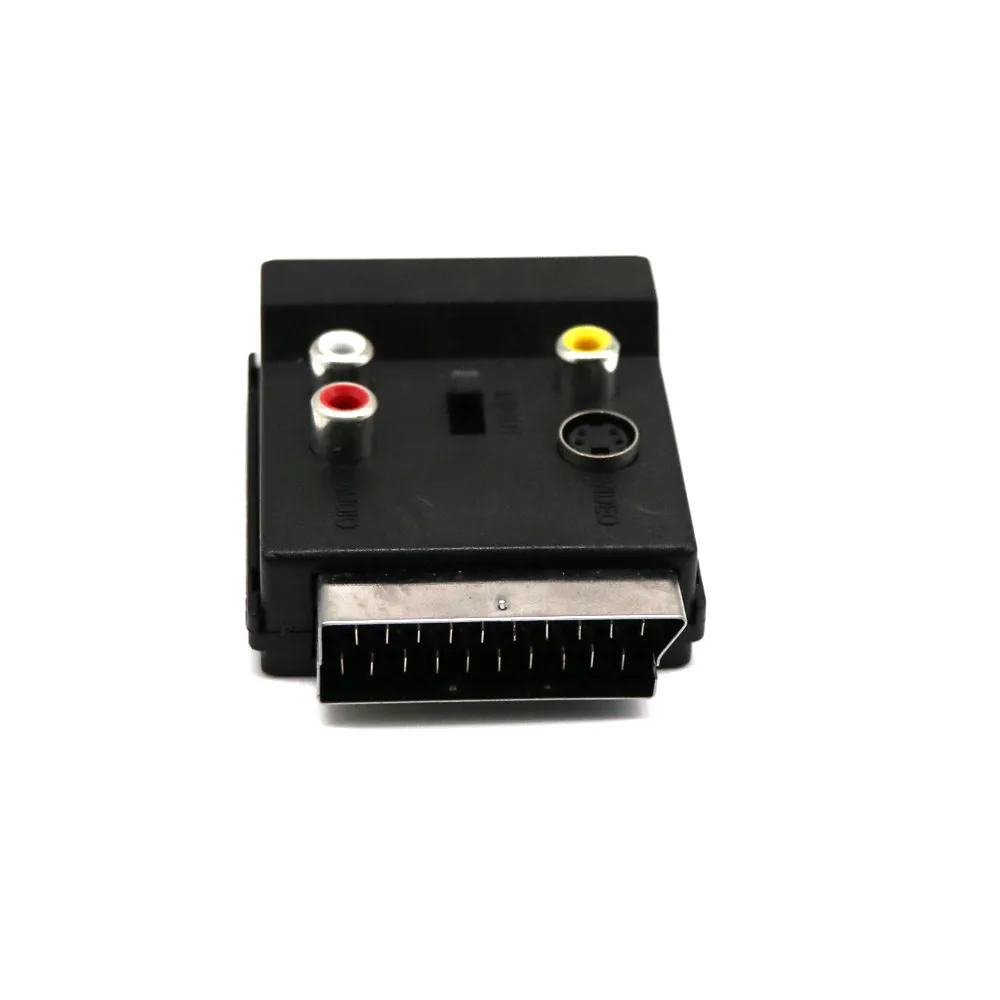 HIPERDEAL новый качественный переключаемый Переходник SCART с разъемом S Video + 3 RCA D30