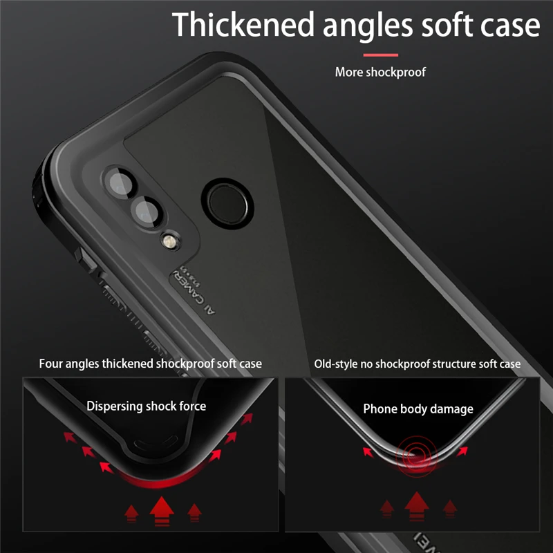 Герметичный чехол для телефона дайвинга Huawei P20 Lite водонепроницаемые подводные