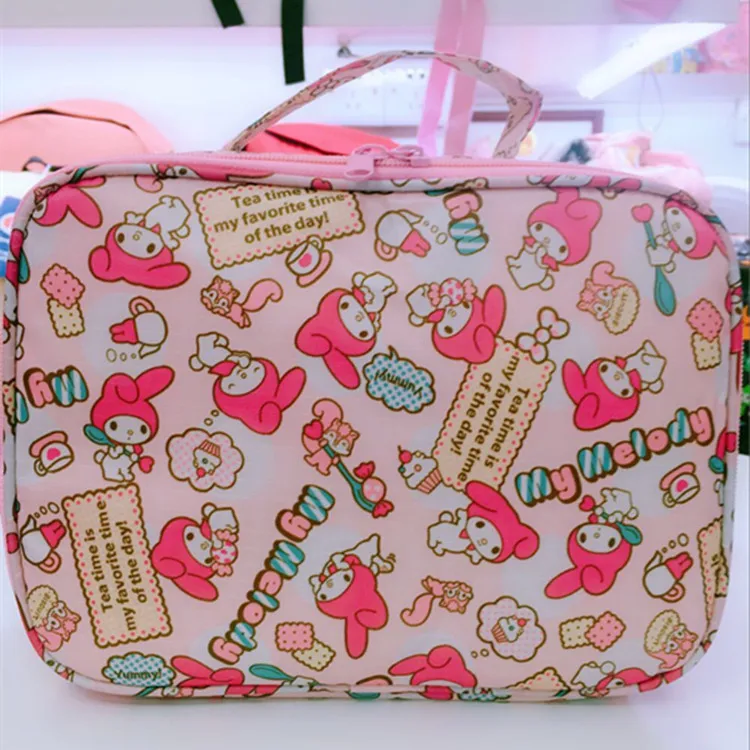 Мультфильм моя мелодия Cinnamoroll pompomprin Anpanman stellamou косметичка для девочек милый подарок 24 см* 18 см* 9 см
