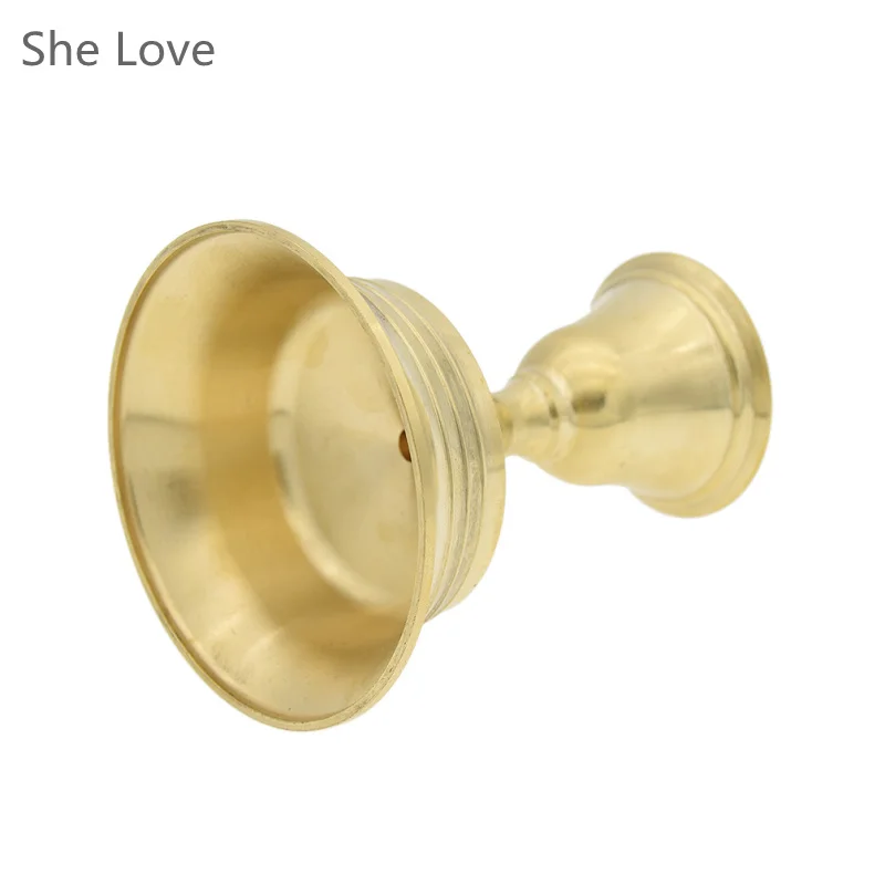 Медный подсвечник масляная лампа держатель тибетское масло латунь товары