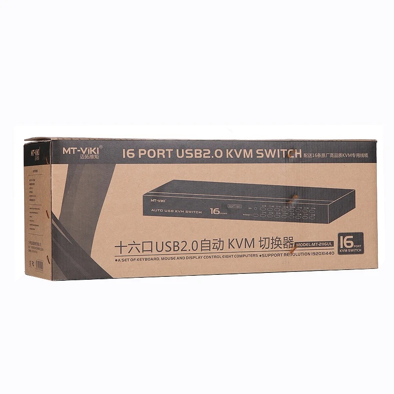 MT Lamoda 16 порт авто kvm переключатель VGA USB клавиш ИК пульт дистанционного управления
