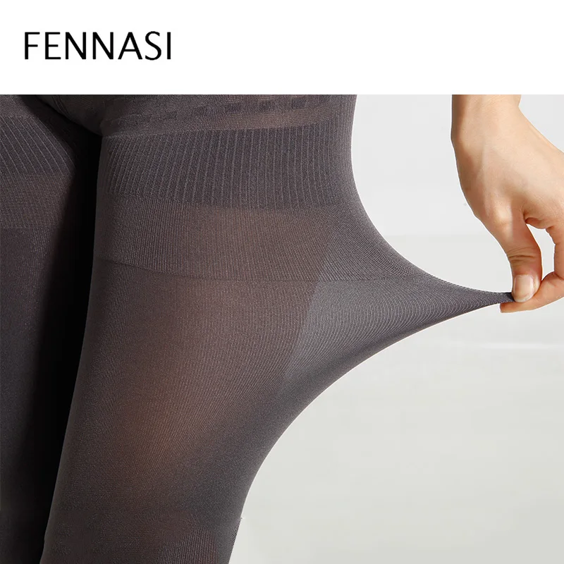 FENNASI теплые колготки женские нейлоновые пикантные с высокой талией