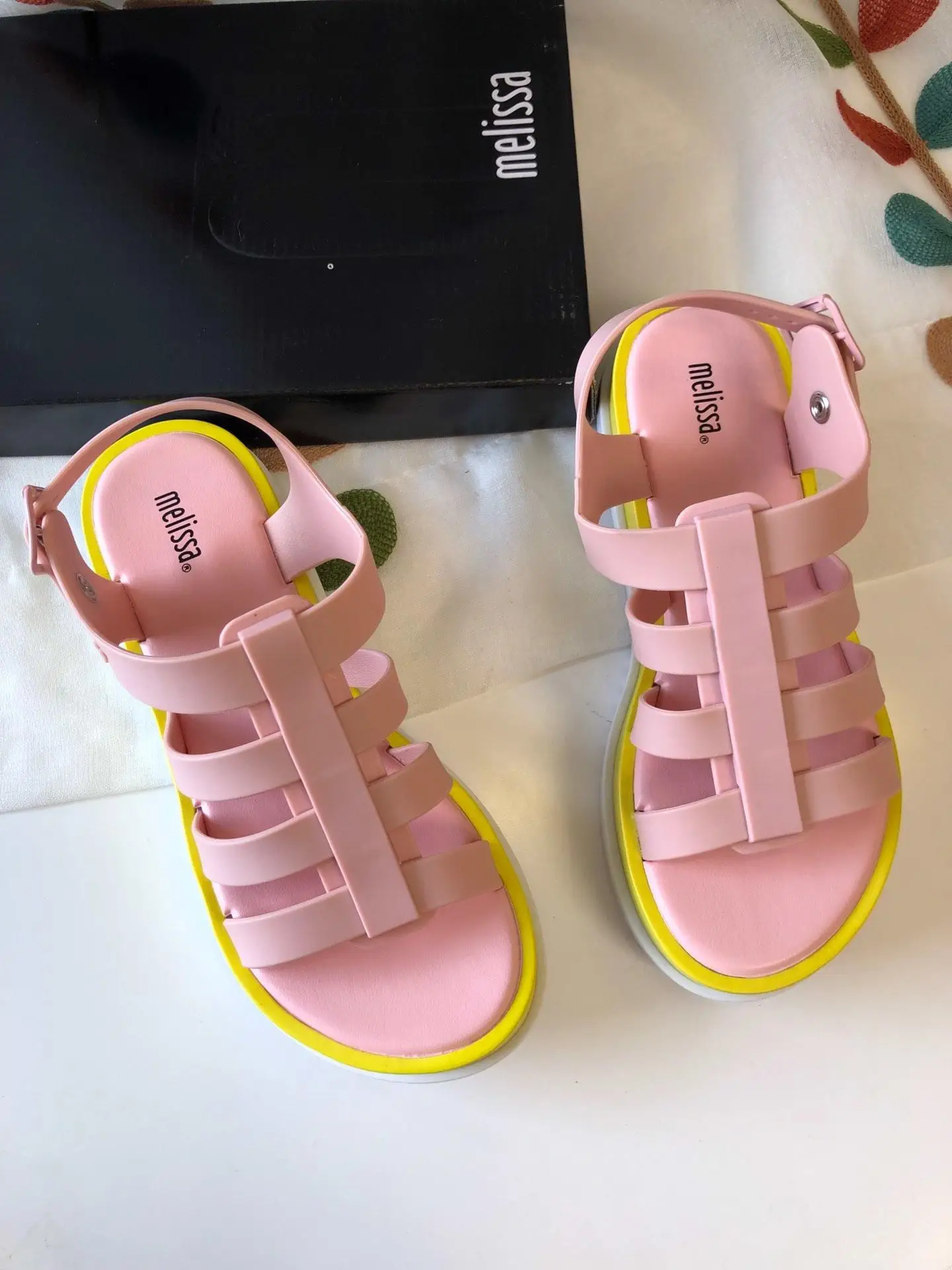 Melissa Woman Jelly Shoes Women Sandals Roman Shoes Breathable Comfortable Beach Sandals Melissa Shoes