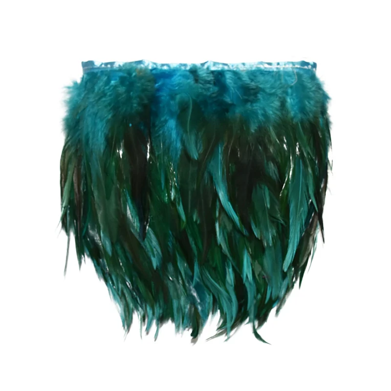 2 ярда в партии Куриный хвост крылья петушиная лента пояс с перьями отделка