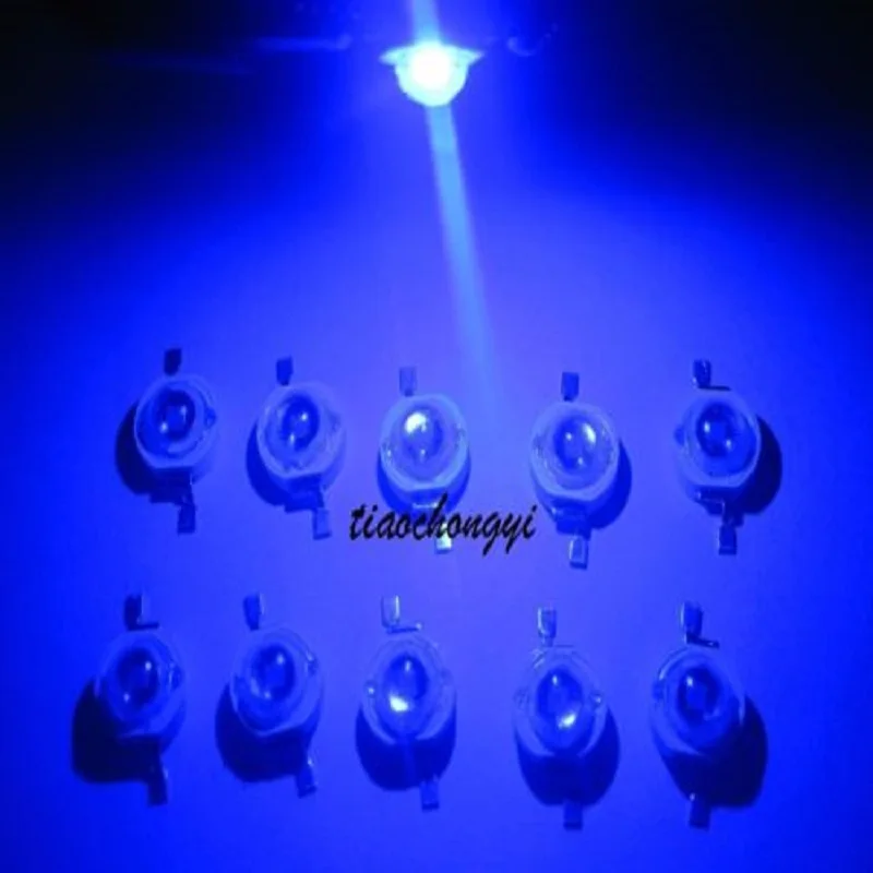 

100pcs 3W 3Watt Royal blue 440-445nm 700mA 3.2-3.6V LED High Power lamp