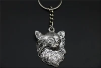 new fashion chihuahua dog keychain jewelry popular animal key chain key ring
