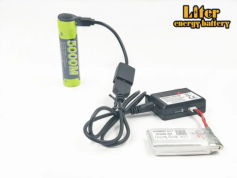 1000mAh 3 7 V 902540 25c LiPo батарея + USB зарядное устройство для SYMA X5C X5 X5SW X5HW X5HC RC Дрон