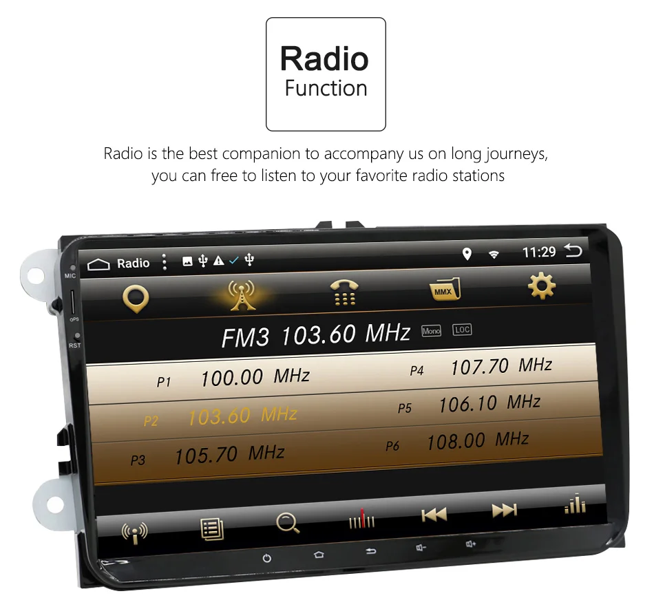 Eunavi 2 din ips TDA7851 Android 9,0 Автомагнитола Стерео gps для VW Passat B6 CC Polo GOLF 5 6 Touran Tiguan Magotan Seat NO DVD