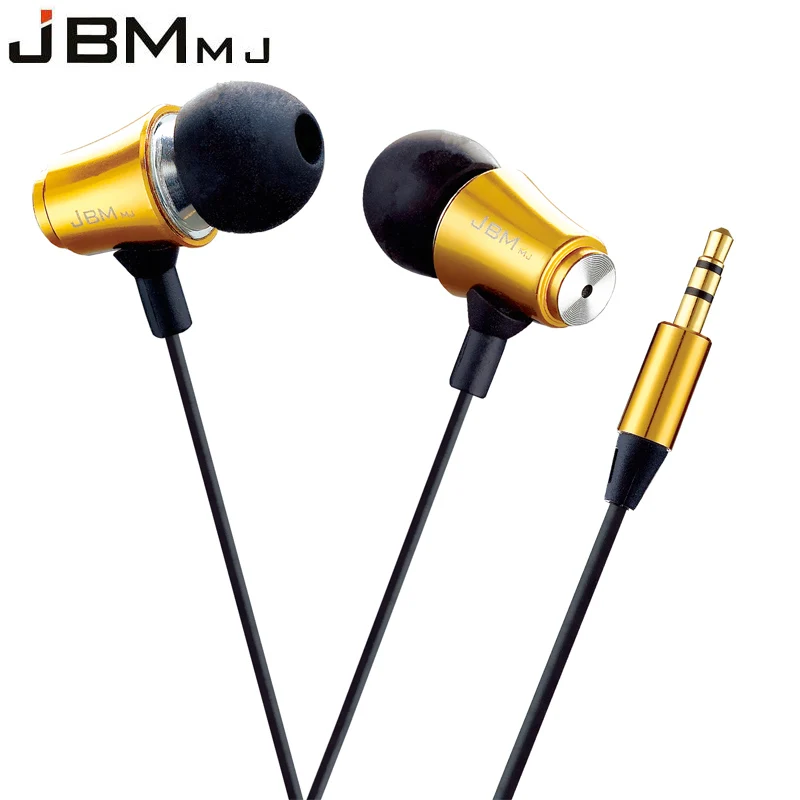 JBMMJ MJ8500 супер чистые басы 3 5 мм Металлические Наушники вкладыши для сотового