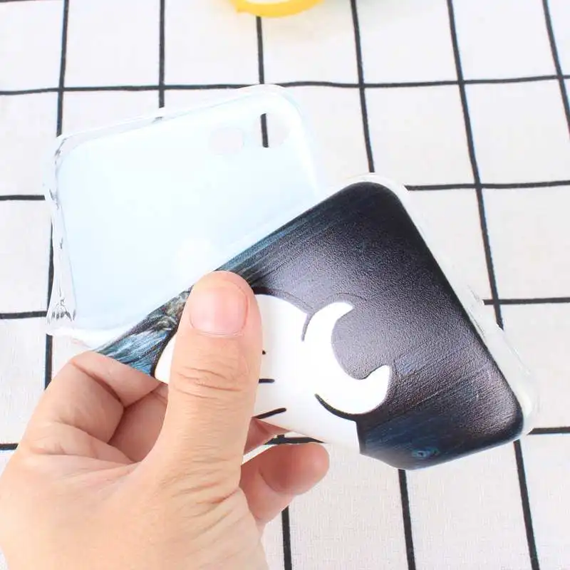 Чехол для телефона для Funda iPhone 6 6s милый мультяшный буквенный Мягкий ТПУ чехол для iPhone 7 8 Plus X XR XS Max 5 5S SE