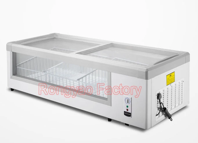 Горизонтальный однотемпературные морозильники Холодильный Дисплей шкафы