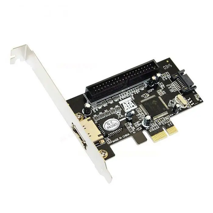 Популярный PCI-e PCI Express контроллер карты IDE SATA eSATA внутренний внешний Raid адаптер QJY99