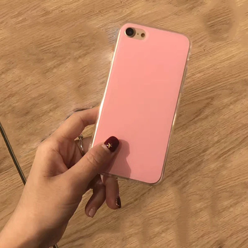 YESPURE оптовая продажа ТПУ дешевая страховка Handphone для IPhone 6/6s розовые