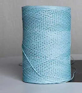 sky blue 500 г/рулон соломенные из пальмового волокна пряжа для ручного вязания летняя соломенная шляпа сумки Органическая пряжа крючком ручной работы DIY материал - Цвет: sky blue