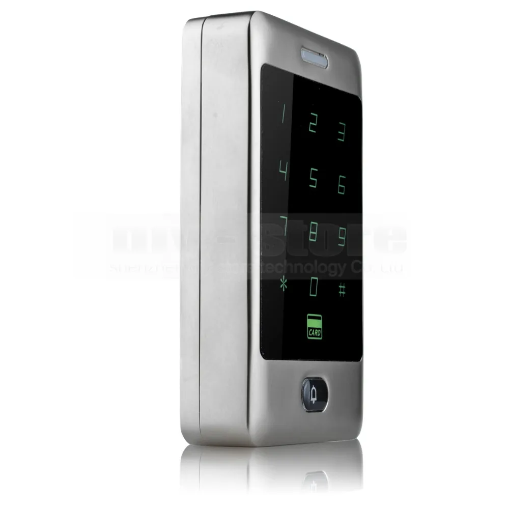 DIYSECUR 125 кГц RFID считыватель Пароль Клавиатура + Strike Lock дверной звонок пульт